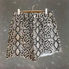 ZARA パイソン ミニスカート y2k原宿