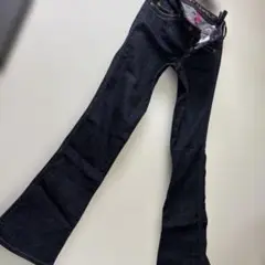 美品❣️スウィートキャメル❣️ストレッチ入り❣️ブーツカット❣️デニム❣️パンツ❣️濃紺❣️