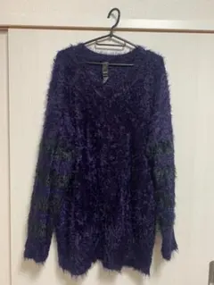 SHAREEF シャリーフ LONG SHAGGY PULLOVER パープルのサムネイル