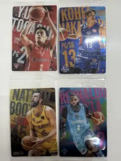 Bリーグ　トレーディングカード4枚セット