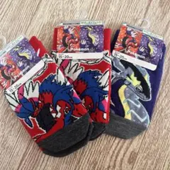 【新品】人気のポケモン　靴下　キッズ靴下　3足セット　ポケットモンスター