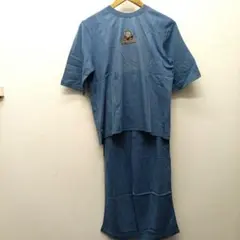 新品未使用　ルームウェアセット 青　パジャマ