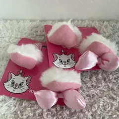 ディズニー　マリーちゃん　パッチン　2点セット