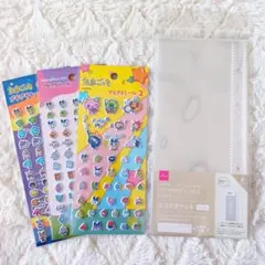 たまごっち プチプチシール３シートクリアポケット付き