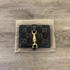 【GUCCI】二つ折り財布 デニム GG柄のサムネイル