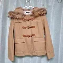 INGNI　キャメル　ダッフルコート　リアルファー付き　Mサイズ