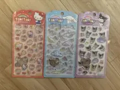 韓国限定 ボンボンドロップシール クロミ キティ シナモロール