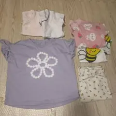 90サイズ 保育園着 Tシャツ レギンスセット