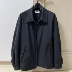 ユニクロU ジップアップブルゾン M ブラック