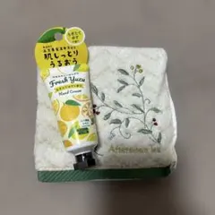 最終値下　afternoon tea ハンカチ　ハンドクリーム　セット