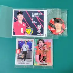 男子バレー 関田誠大 ウエハース カード 缶バッチ バレーボール男子 レア