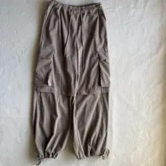 sedacleコーデュロイカーゴパンツ　ベージュ　M
