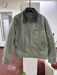 GU ウォッシュドコットンワークジャケット