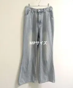 【Avail・低身長さん向け】フレアデニムパンツ ジーンズ MP しまむら