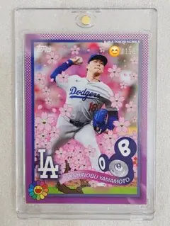 村上隆 直筆サイン入りカード ドジャース ポスター 大谷翔平 ルイ・ヴィトン MLB東京シリーズ前夜祭に大谷翔平と村上隆が合流し、2025年