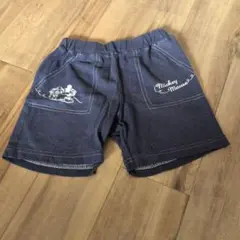 ミッキーマウス ダークブルー ベビーパンツ