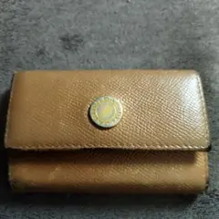 BULGARI ブラウンレザー キーケース　6連