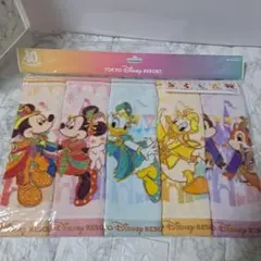 新品　未使用　ディズニー　ミニタオル　5枚セット