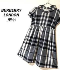 BURBERRY　ワンピース　160　バーバリー　チェック　フリル　キッズのサムネイル