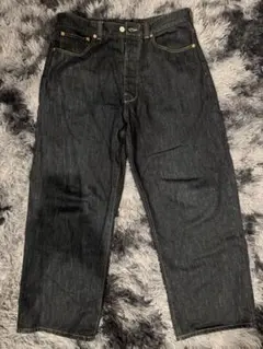 リジットデニム　バギー