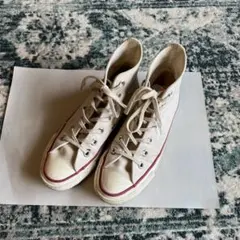 コンバース　オールスター　日本製　ホワイト　ベージュ