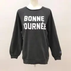 ラッセルアスレティック スウェット グレー M カレッジプリント 古着