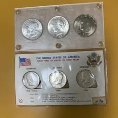 【コレクター必見】 アメリカ歴史銀貨コレクション 2025年最新】franklin mint 国：アメリカ 旧貨幣・金貨・銀貨