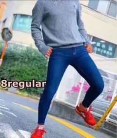 ★★★アメリカンイーグル スーパーハイウエストジェギング 8Regular