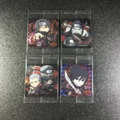 ナルト　シールウエハース4 イタチ　鬼鮫　飛騨角都　サスケ　SR UR