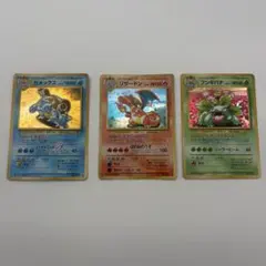 とりかえっこプリーズ フシギバナ カメックス リザードン 旧裏