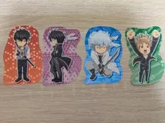 銀魂ステッカー　4枚セット　坂田銀時　高杉晋助　沖田総悟　土方十四郎　白夜叉