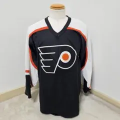 NHL メキシコ製 プリントチームロゴ フライヤーズ ホッケーシャツ 6969 