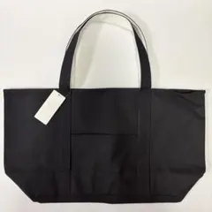 新品未使用 キャンバストートバッグ 黒 ブラック