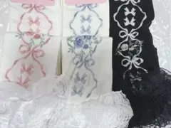 しまむら 青木美沙子コラボ ニーハイソックス 3足セット 新品タグ付き