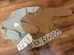 95㎝　裏起毛　トレーナー　2着