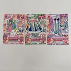 アイカツ　カード　天羽まどか　3枚セット