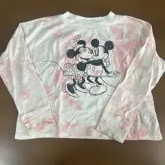 GAP Kids Disney ミッキー＆ミニー 長袖カットソー ピンク