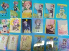 五等分の花嫁　ウエハース　クリアカード　シール　中野一花　18枚　まとめ売り