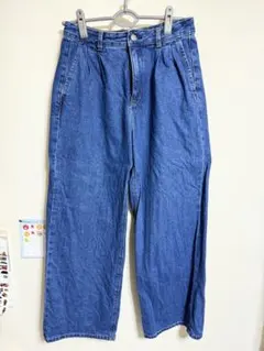 デニムタックトラウザー