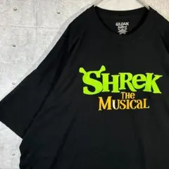 1845 US古着 GILDAN シュレック ミュージカルT 黒 2XL