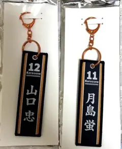 か*で様 ハイキュー タイトーくじ Ｇ賞 フライトタグ 月島蛍 山口忠 2点セッ