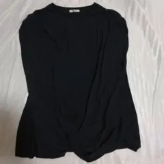 emmi yoga トップス ブラック