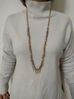 ビーズネックレス ネックレス