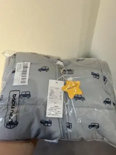 baby nest 車柄ロンパース グレー