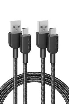 Anker 310 高耐久ナイロン USB-C & USB-A ケーブル