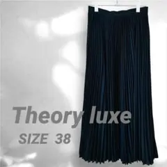 【セオリーリュクス プリーツスカート】ブラック38Mサイズ 人気スカート美品