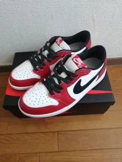 Nike Air Jordan 1 Low ホワイト/レッド/ブラック シカゴ