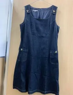 美品★ローラアシュレイデニムワンピ　大きい13号サイズ