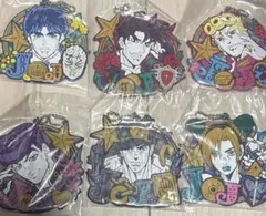 【6種コンプ】一番くじ　ジョジョワールド J賞　ラバーチャーム コンプリート