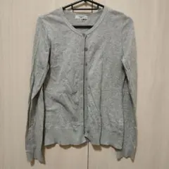 NATURAL BEAUTY BASIC グレー カーディガン Мサイズ